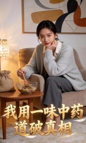 短剧《我用一味中药道破真相》海报