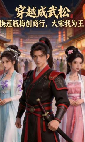 短剧《穿越成武松，携莲瓶梅创商行，大宋我为王》海报