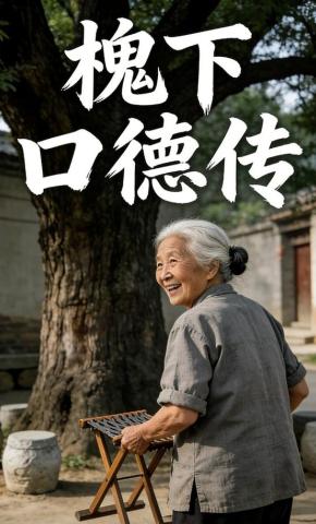 短剧《槐下口德传》海报