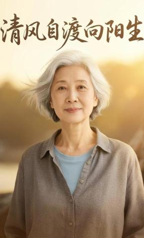 短剧《清风自渡向阳生》海报