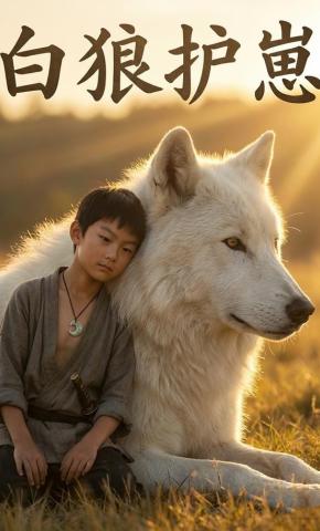 短剧《白狼护崽》海报
