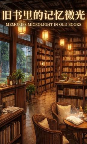 短剧《旧书里的记忆微光》海报