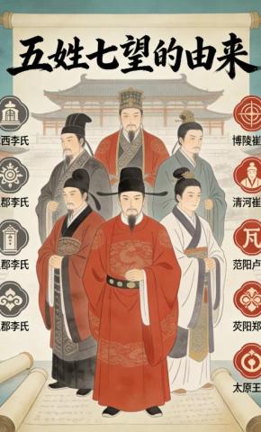 短剧《五姓七望的由来》海报