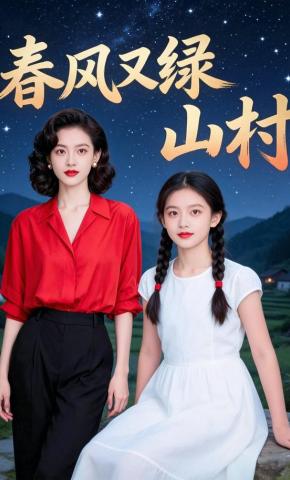 短剧《春风又绿山村》海报