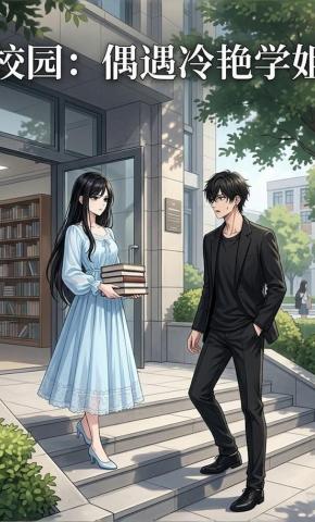 短剧《校园：偶遇冷艳学姐》海报