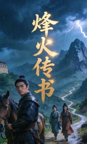 短剧《烽火传书》海报