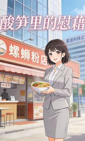 短剧《酸笋里的慰藉》海报