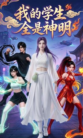 短剧《我的学生全是神明》海报