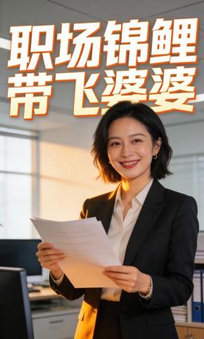 短剧《职场锦鲤带飞婆婆》海报