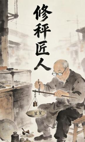 短剧《修秤匠人》海报
