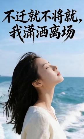 短剧《不迁就不将就，我潇洒离场》海报