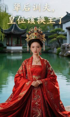 短剧《犟后驯夫，皇位该换主了》海报