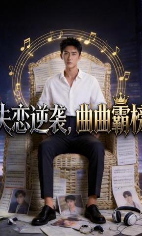 短剧《失恋逆袭，曲曲霸榜》海报