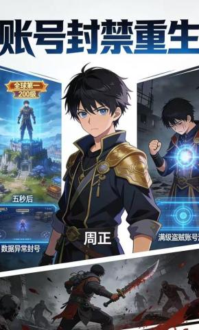 短剧《账号封禁重生》海报