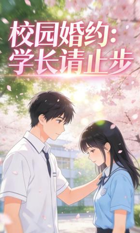 短剧《校园婚约：学长请止步》海报