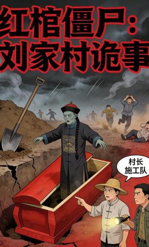 短剧《红棺僵尸：刘家村诡事》海报
