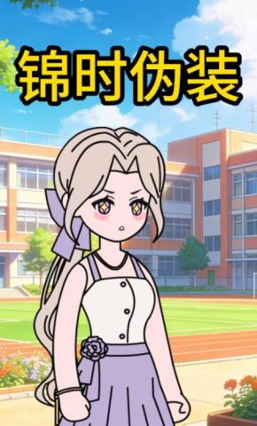 短剧《锦时伪装》海报