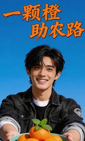 短剧《一颗橙助农路》海报