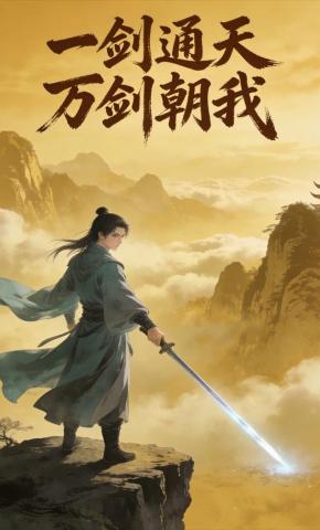 短剧《一剑通天，万剑朝我》海报