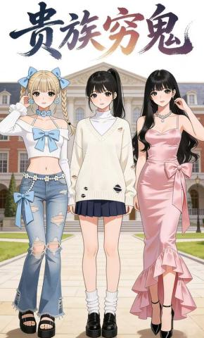 短剧《贵族穷鬼》海报