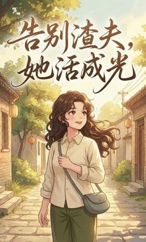 短剧《告别渣夫，她活成光》海报