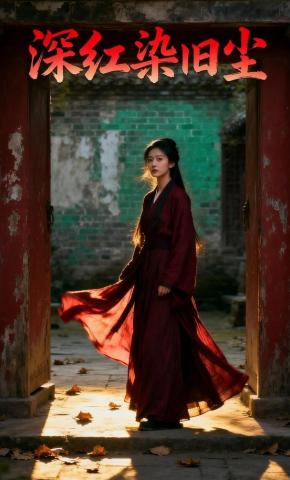 短剧《深红染旧尘》海报