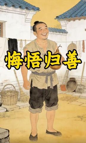 短剧《悔悟归善》海报