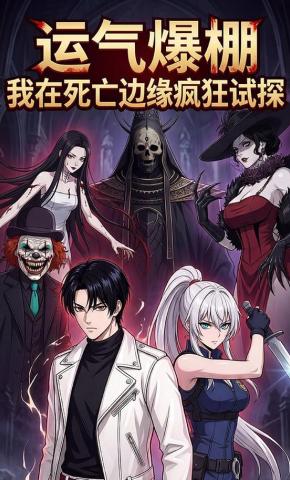 短剧《运气爆棚：我在死亡边缘疯狂试探》海报