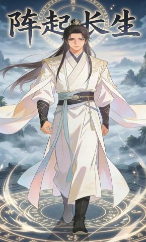 短剧《阵起长生》海报