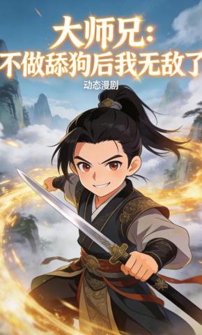 短剧《大师兄：不做舔狗后我无敌了》海报