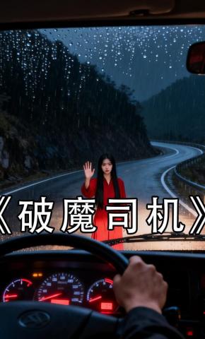 短剧《破魔司机》海报