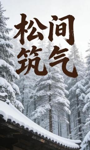 短剧《松间筑气》海报