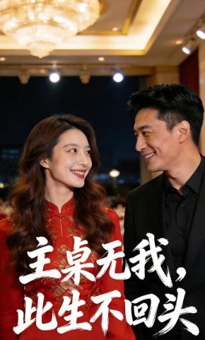 短剧《主桌无我，此生不回头》海报