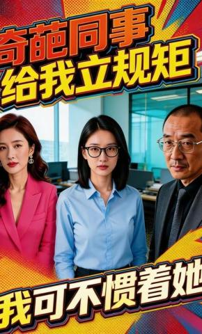 短剧《奇葩同事给我立规矩？我可不惯着她》海报