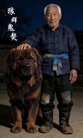 短剧《狼群鬼獒》海报