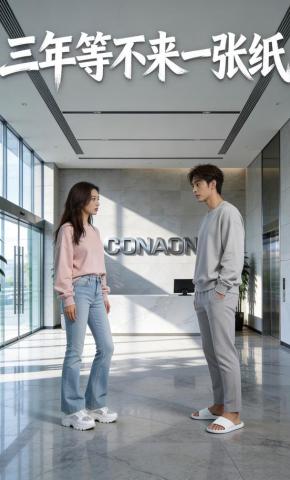 短剧《三年等不来一张纸》海报