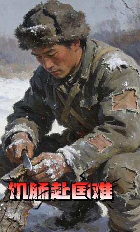 短剧《饥肠赴国难》海报