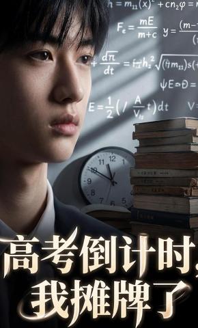 短剧《高考倒计时，我摊牌了》海报