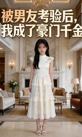 短剧《被男友考验后，我成了豪门千金》海报