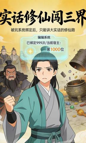 短剧《实话修仙闯三界》海报