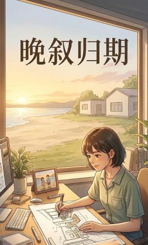 短剧《晚叙归期》海报