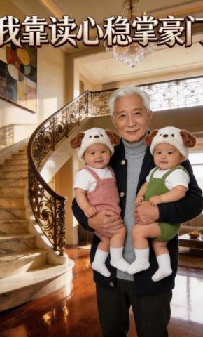 短剧《我靠读心稳掌豪门》海报