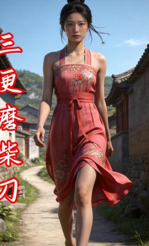 短剧《三更磨柴刀》海报