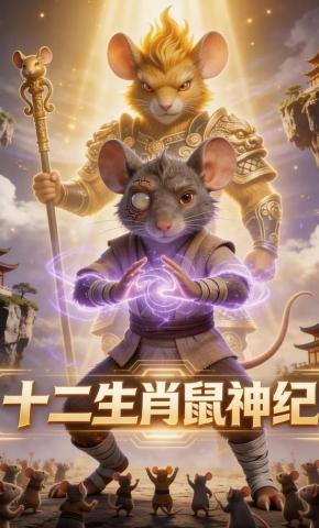 短剧《十二生肖鼠神纪》海报