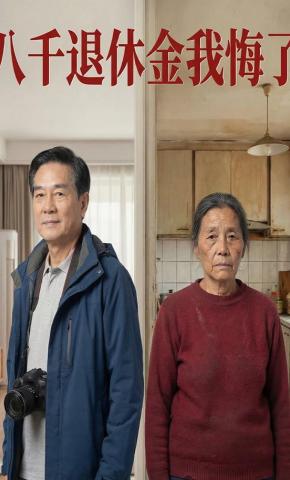 短剧《八千退休金我悔了》海报