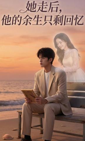 短剧《她走后，他的余生只剩回忆》海报