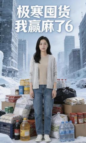 短剧《极寒囤货我赢麻了6》海报
