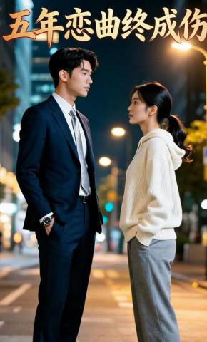 短剧《五年恋曲终成伤》海报