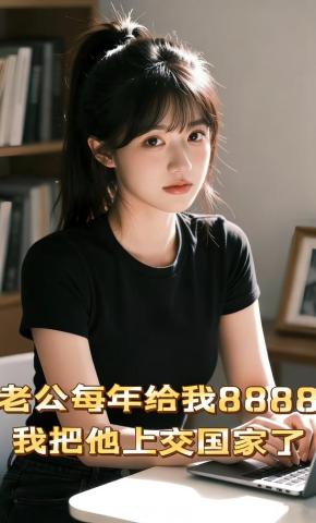 短剧《老公每年给我8888，我把他上交国家了》海报