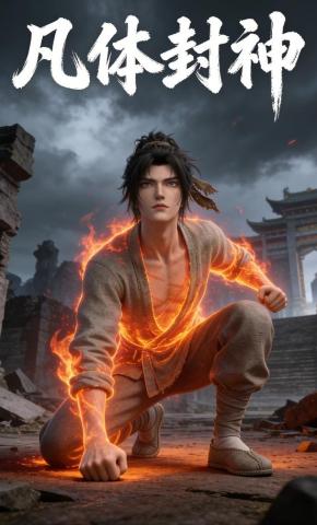 短剧《凡体封神》海报